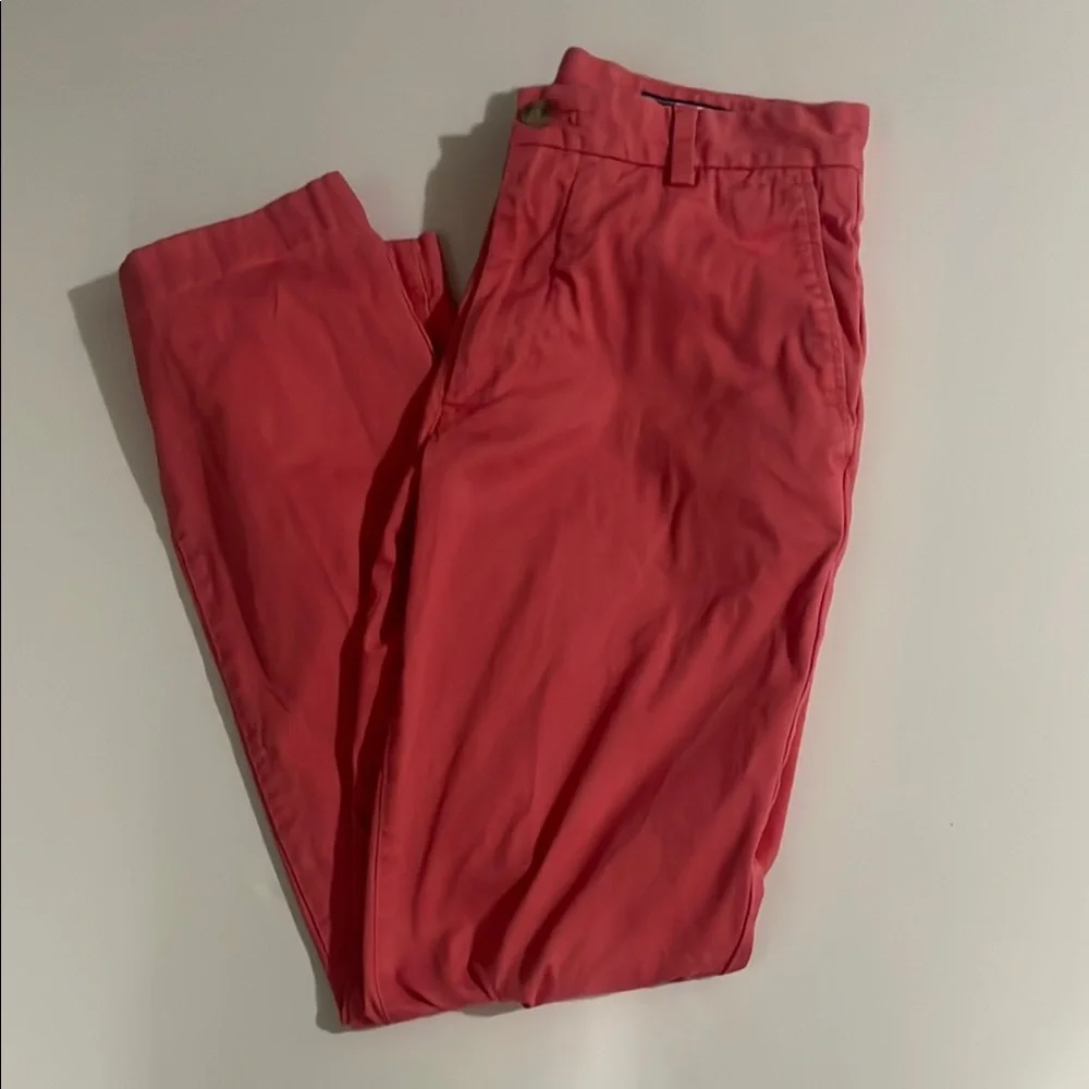 Vineyard Vines Jetty Red Chinos Slim Fit Cotton Blend - Picture 1 of 8